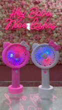 Load image into Gallery viewer, Hello kitty LED Fan
